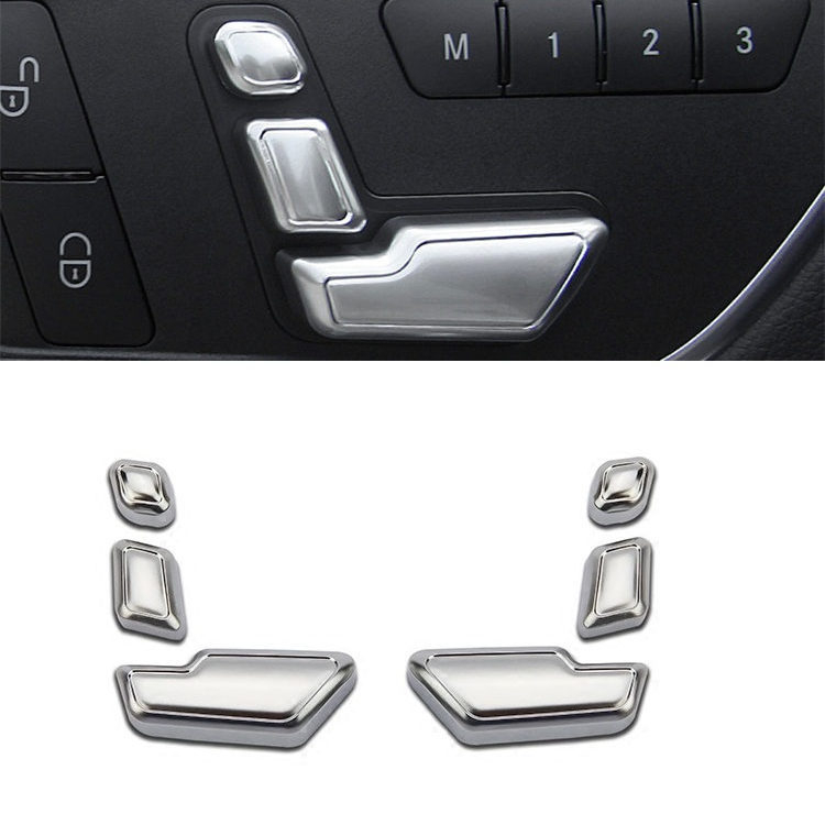 CLS 12-17 вътрешна декорация на централна конзола за CLS (модели 350/260/320) с декоративни блестящи елементи за бутоните на електрическите прозорци • Материал: пластмаса • Модел: 666