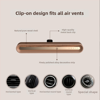 Αυτοκινητικός αρωματοθεραπευτικός αποσμητήρας αέρα με βραχίονα σύνδεσης στον αεραγωγό, Elan Xiang, 5–10 mL, 61–90 ημέρες