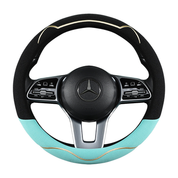 Κάλυμμα τιμονιού αυτοκινήτου, διαπνέον Ice Silk, χαριτωμένο σχέδιο με αυτιά γάτας, καθολική εγκατάσταση, για τέσσερις εποχές (Μάρκα: Riding Horse; Στυλ: Cute; Υλικό: Ice Silk; Εγκατάσταση: Καθολική)