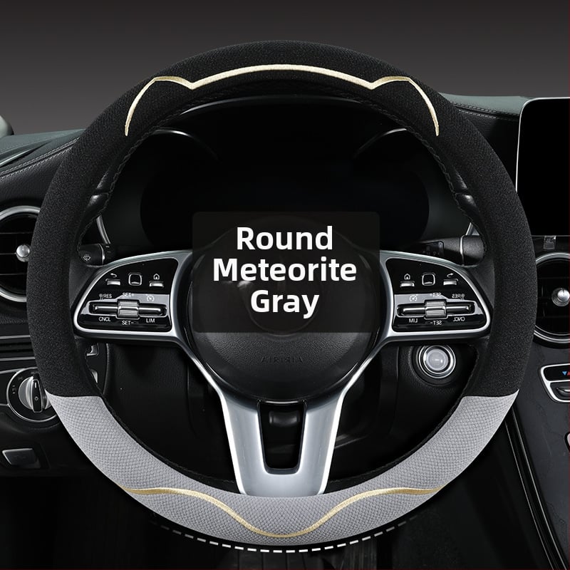 Κάλυμμα τιμονιού αυτοκινήτου, διαπνέον Ice Silk, χαριτωμένο σχέδιο με αυτιά γάτας, καθολική εγκατάσταση, για τέσσερις εποχές (Μάρκα: Riding Horse; Στυλ: Cute; Υλικό: Ice Silk; Εγκατάσταση: Καθολική)