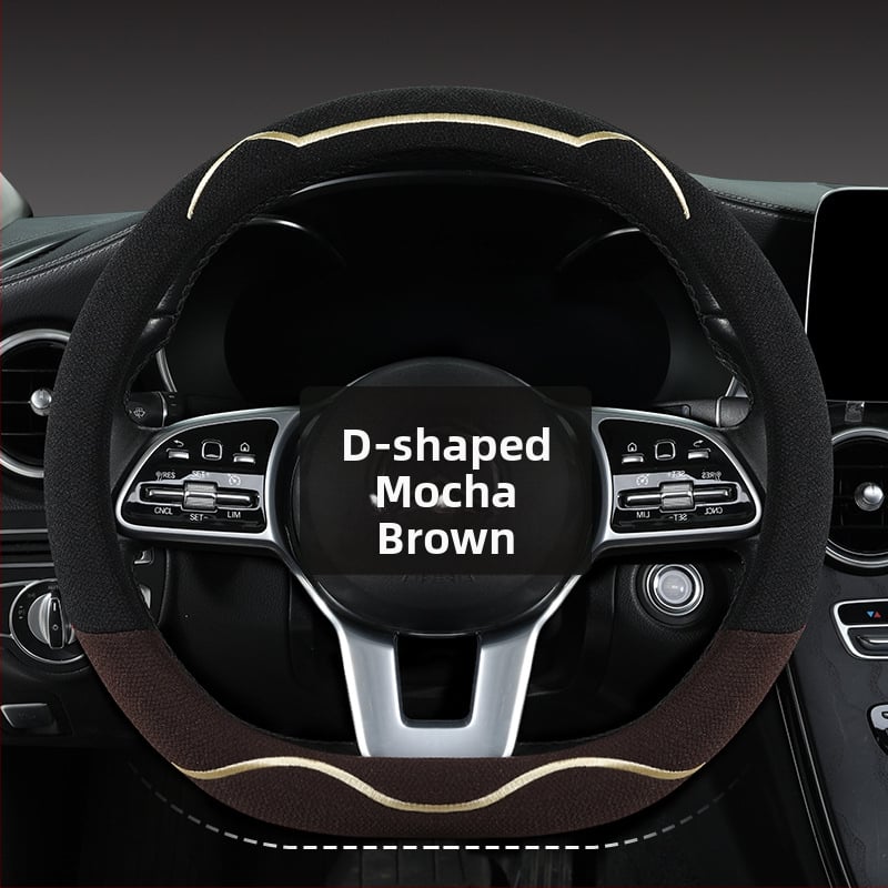 Κάλυμμα τιμονιού αυτοκινήτου, διαπνέον Ice Silk, χαριτωμένο σχέδιο με αυτιά γάτας, καθολική εγκατάσταση, για τέσσερις εποχές (Μάρκα: Riding Horse; Στυλ: Cute; Υλικό: Ice Silk; Εγκατάσταση: Καθολική)