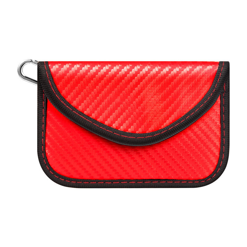 Szénszálas autókulcs tok RFID védelmével és univerzális kompatibilitással