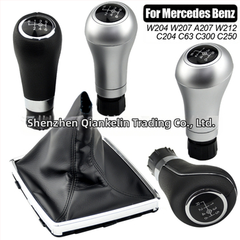 Дръжка на скоростния лост и капак за Mercedes-Benz W203/W204 – за ръчна скоростна кутия (Chotacbras; Модел: Automatic; Обработка и персонализация: Да; Подходящи модели: W203, W204)