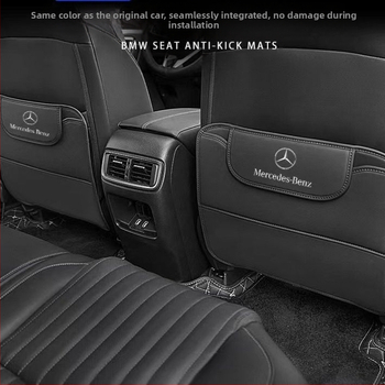 Προστατευτικό μαξιλαράκι πλάτης καθίσματος με θήκη αποθήκευσης, δερμάτινο, αδιάβροχο, κατάλληλο για πίσω μέρος καθίσματος, με ανάρτηση