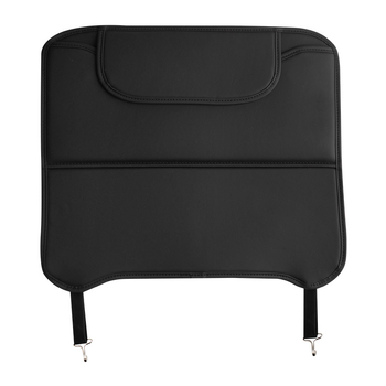 Προστατευτικό μαξιλαράκι πλάτης καθίσματος με θήκη αποθήκευσης, δερμάτινο, αδιάβροχο, κατάλληλο για πίσω μέρος καθίσματος, με ανάρτηση