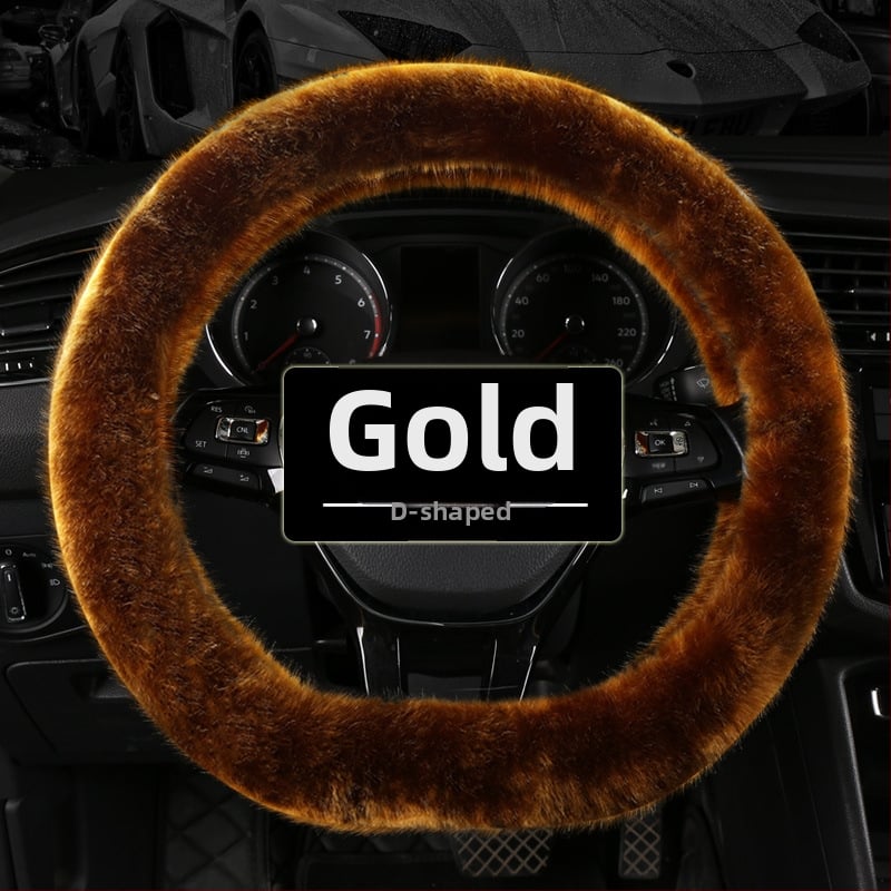 Morning κάλυμμα τιμονιού αυτοκινήτου — συνθετικό βελούρο, γενική εφαρμογή, χειμερινή χρήση, γενική συμβατότητα.