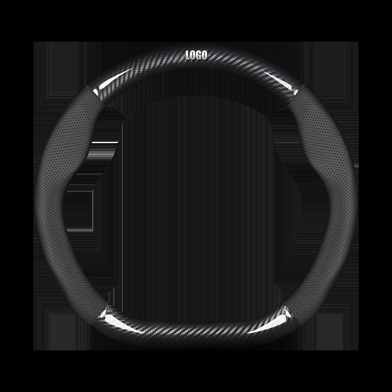 Κάλυμμα τιμονιού από γνήσιο δέρμα, αθλητικό στυλ, καθολική εφαρμογή τεσσάρων εποχών, εγκατάσταση ειδικού αυτοκινήτου