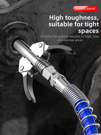 Grease pistoles piederumu komplekts: šļūtene, sprādzienizturīgs savienojuma caurule, rokas pistoles galva, uzgalis un caurules pagarinājums — Zīmols: Other; Modelis: Other; Pieteikuma joma: Other