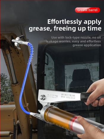 Grease pistoles piederumu komplekts: šļūtene, sprādzienizturīgs savienojuma caurule, rokas pistoles galva, uzgalis un caurules pagarinājums — Zīmols: Other; Modelis: Other; Pieteikuma joma: Other