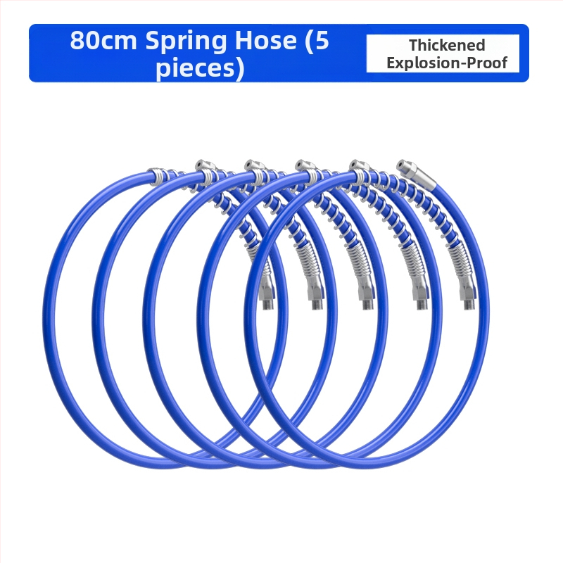 Grease pistoles piederumu komplekts: šļūtene, sprādzienizturīgs savienojuma caurule, rokas pistoles galva, uzgalis un caurules pagarinājums — Zīmols: Other; Modelis: Other; Pieteikuma joma: Other