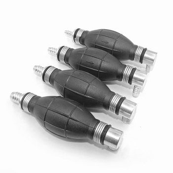 Ръчна горивна помпа за автомобили и морски приложения — универсална съвместимост, алуминиев еднопосочен клапан и гумено изпълнение