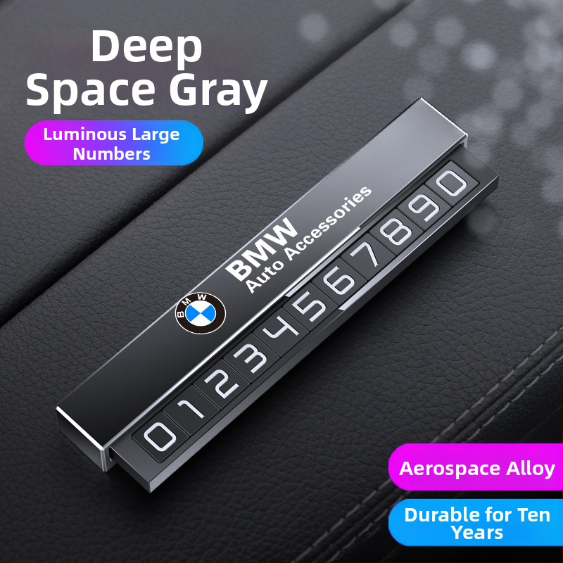 Double heng semn parcare metalic pentru interiorul mașinii – personalizabil cu imprimare logo