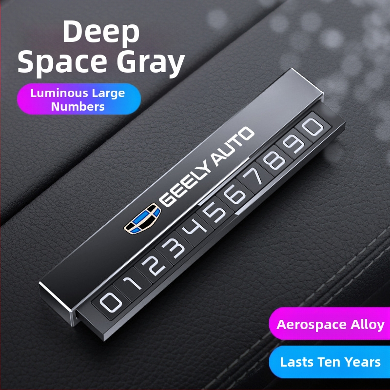 Double heng semn parcare metalic pentru interiorul mașinii – personalizabil cu imprimare logo