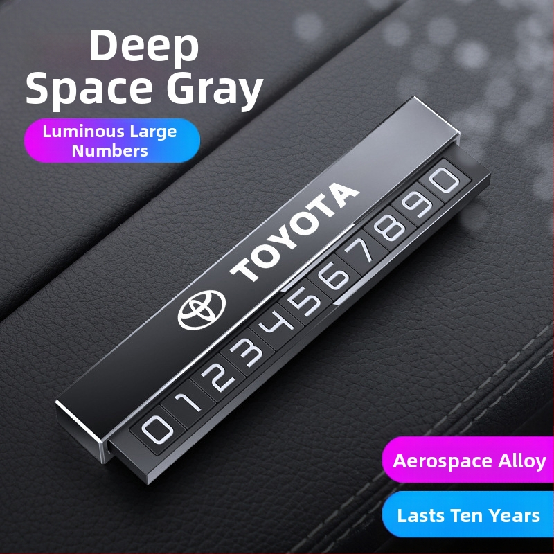 Double heng semn parcare metalic pentru interiorul mașinii – personalizabil cu imprimare logo