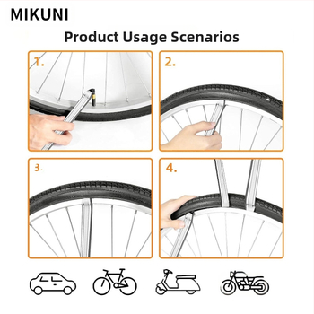 Εργαλείο αφαίρεσης ελαστικών - MIKUNI RG5024, Χάλυβας Ανθρακα, Κύκλικές και Ευθείες Άκρες, Ανθεκτικό στην Έκρηξη, Για Αυτοκίνητο