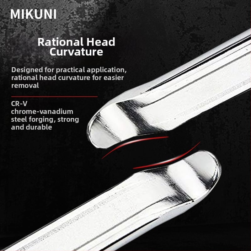 Ключ за демонтаж на гуми MIKUNI RG5024, въглеродна стомана, крайчета: кръгло и плоско, взривоустойчив, за автомобили