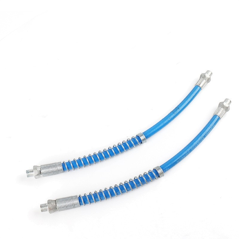 Vajas pisztoly fújófej zárócsíkkal és magasnyomású zsírzófejjel, modell 981, acél kivitel, működő nyomás 21, csőkapacitás 1, nettó tömeg 128 g