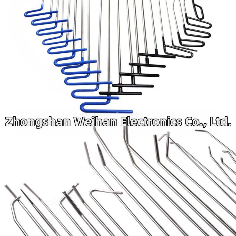 Комплект инструменти за ремонт на вдлъбнатини по автомобил с куки и лостове, 20 части, сплав стомана