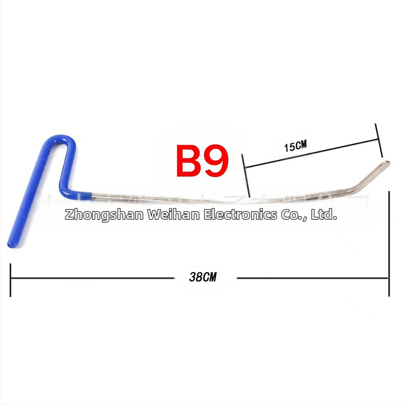 Autó horpadásjavító eszközkészlet kampókkal és emelővasakkal, 20 darabos ötvözött acél
