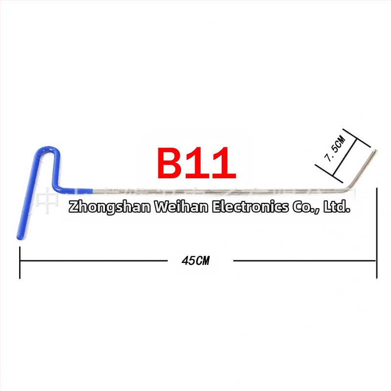 Autó horpadásjavító eszközkészlet kampókkal és emelővasakkal, 20 darabos ötvözött acél