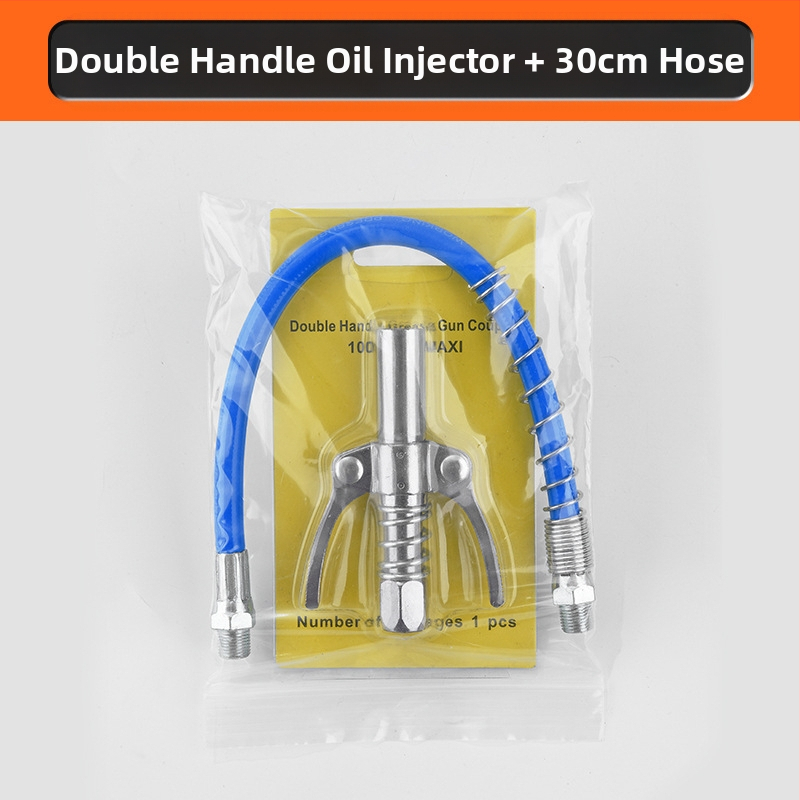 Zárható clamp típusú magasnyomású zsírzófej rozsdamentes acélból, 17000 psi, kézi pneumatikus kiegészítő zsírzópisztolyhoz