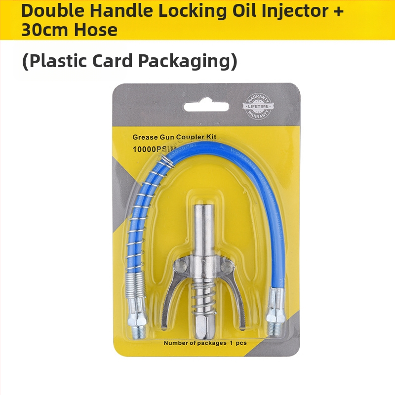 Zárható clamp típusú magasnyomású zsírzófej rozsdamentes acélból, 17000 psi, kézi pneumatikus kiegészítő zsírzópisztolyhoz