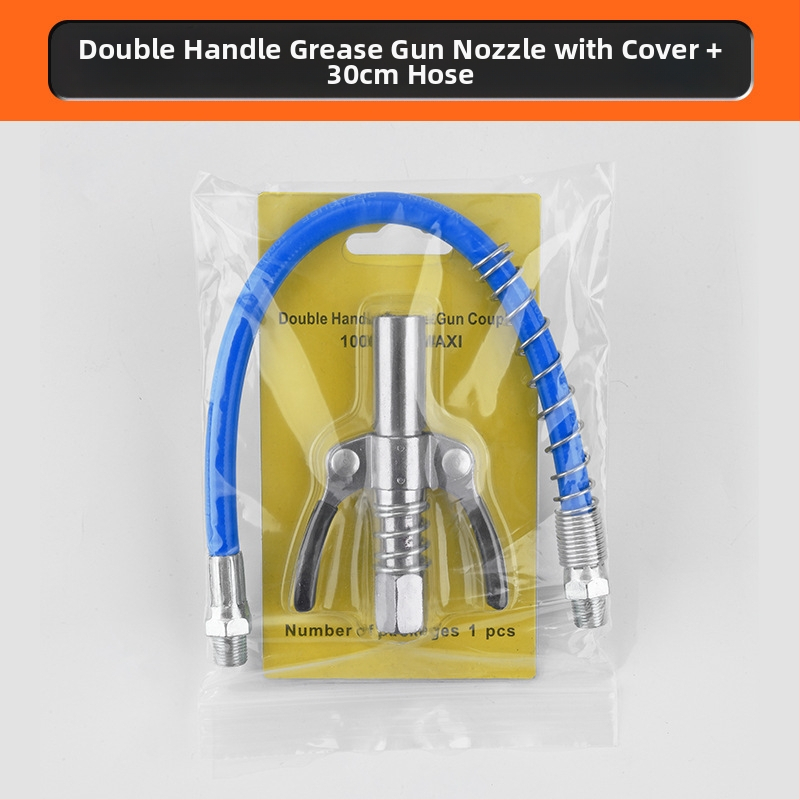 Zárható clamp típusú magasnyomású zsírzófej rozsdamentes acélból, 17000 psi, kézi pneumatikus kiegészítő zsírzópisztolyhoz