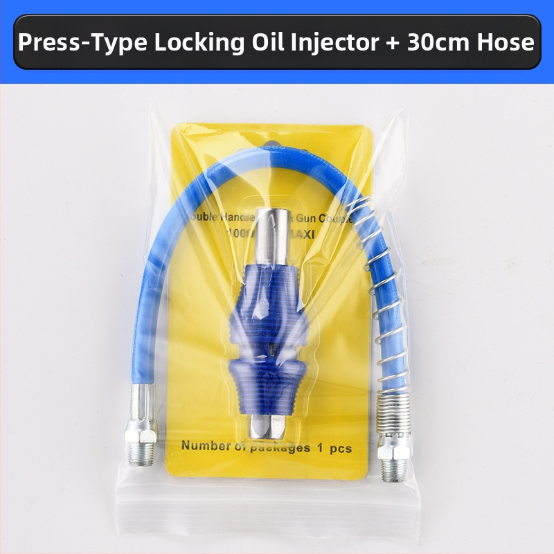 Zárható clamp típusú magasnyomású zsírzófej rozsdamentes acélból, 17000 psi, kézi pneumatikus kiegészítő zsírzópisztolyhoz