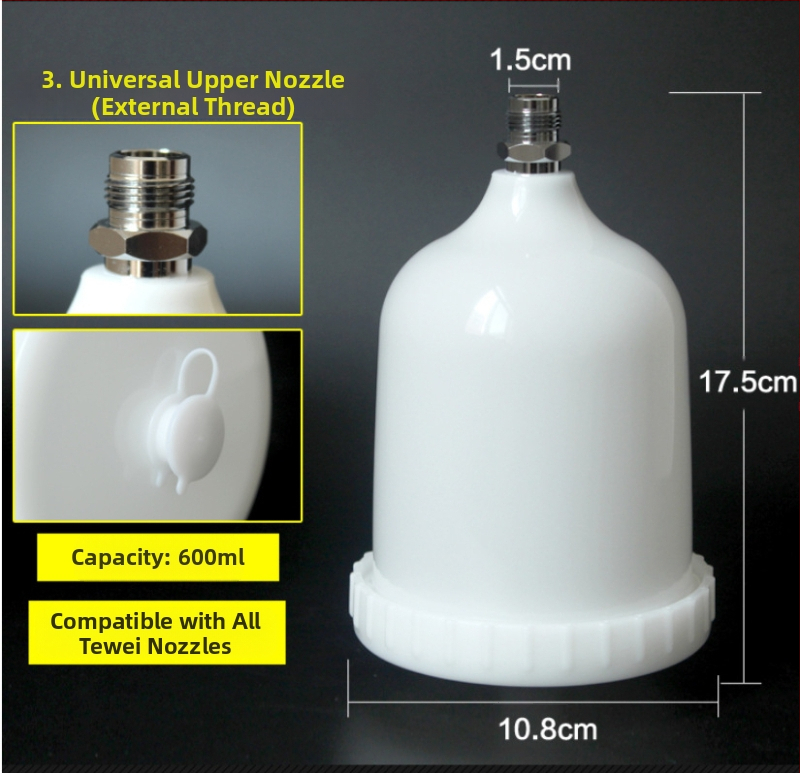 GFG TT automobilni sprej-pištolj – trodijelni set dodatne opreme s nosačem i stalkom za pištolj