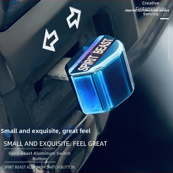 Spirit Beast modificare comutator pentru motocicletă electrică, compatibilă cu Honda CB190 — buton de comutare la ghidon și capac universal pentru far