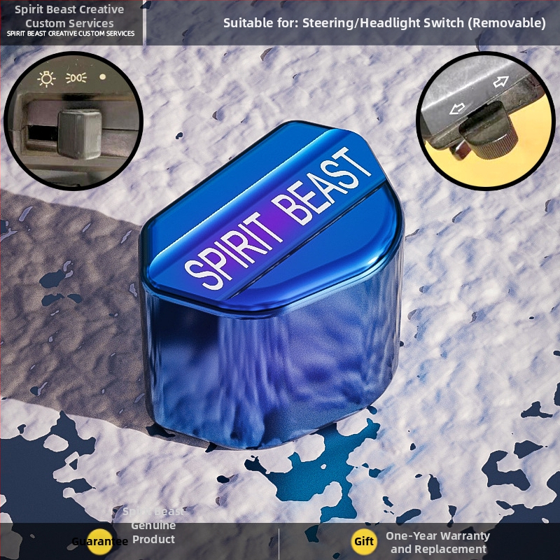 Spirit Beast modificare comutator pentru motocicletă electrică, compatibilă cu Honda CB190 — buton de comutare la ghidon și capac universal pentru far