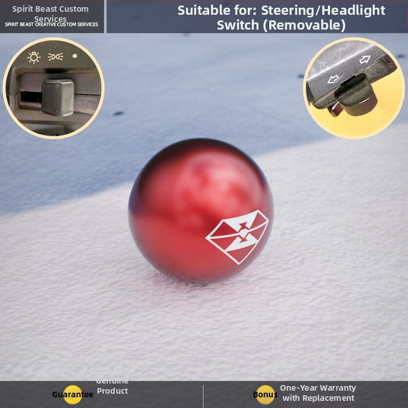 Spirit Beast modificare comutator pentru motocicletă electrică, compatibilă cu Honda CB190 — buton de comutare la ghidon și capac universal pentru far
