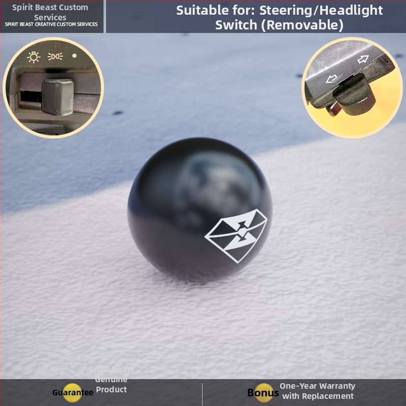 Spirit Beast modificare comutator pentru motocicletă electrică, compatibilă cu Honda CB190 — buton de comutare la ghidon și capac universal pentru far