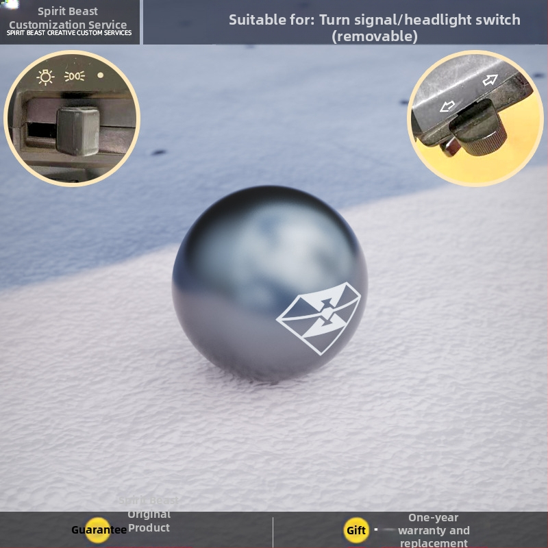 Spirit Beast modificare comutator pentru motocicletă electrică, compatibilă cu Honda CB190 — buton de comutare la ghidon și capac universal pentru far