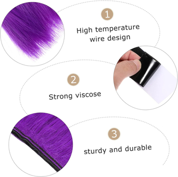 Περούκα-κράνος με σύρμα υψηλής θερμοκρασίας, κοντό μήκος μαλλιών, μοντέλο TKJF, διακοσμητικό αξεσουάρ