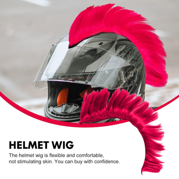 Περούκα-κράνος με σύρμα υψηλής θερμοκρασίας, κοντό μήκος μαλλιών, μοντέλο TKJF, διακοσμητικό αξεσουάρ