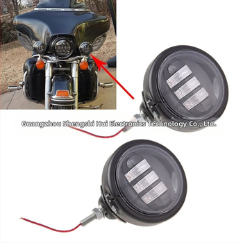 Motociklo miglos lempos gaubtas - aliuminio lydinys, 12V, 30W, 3000LM, IP67