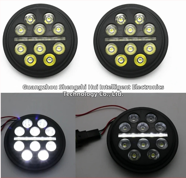 Motociklo miglos lempos gaubtas - aliuminio lydinys, 12V, 30W, 3000LM, IP67