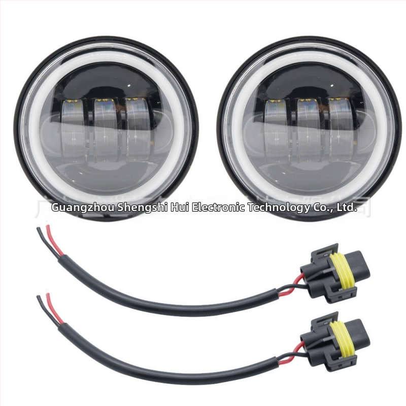 Motociklo miglos lempos gaubtas - aliuminio lydinys, 12V, 30W, 3000LM, IP67