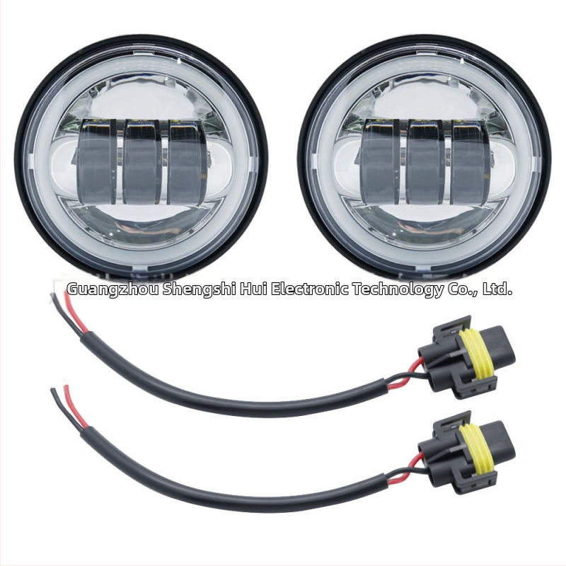 Motociklo miglos lempos gaubtas - aliuminio lydinys, 12V, 30W, 3000LM, IP67