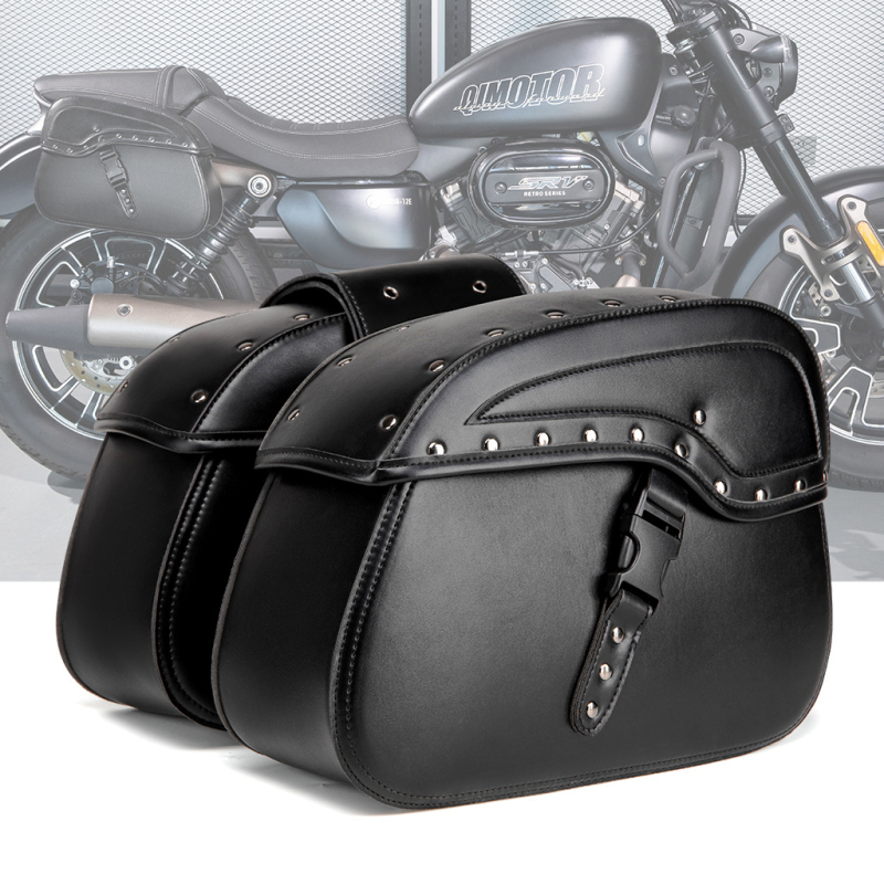 GEARDUKE Harley-Davidson mootorratta külje kott, punk stiilis, mudel FBG357BK, ladustamiseks