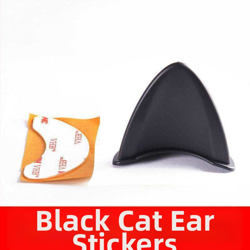 Decorațiune pentru cască cu urechi de pisică pentru ciclism — ABS, Unisex, Potrivit pentru vârsta a treia, Brand Liang and Double