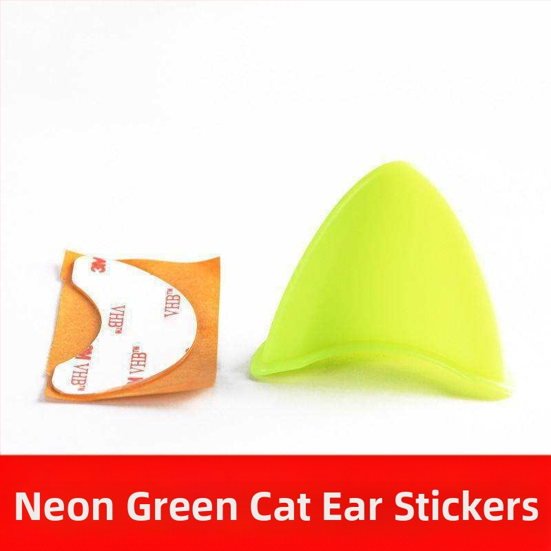 Decorațiune pentru cască cu urechi de pisică pentru ciclism — ABS, Unisex, Potrivit pentru vârsta a treia, Brand Liang and Double