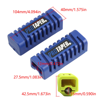 Калъф за педал на мотоциклет JD101, ZUQING — кожено-модифициран гумен преден покрив за педал Five Sheep