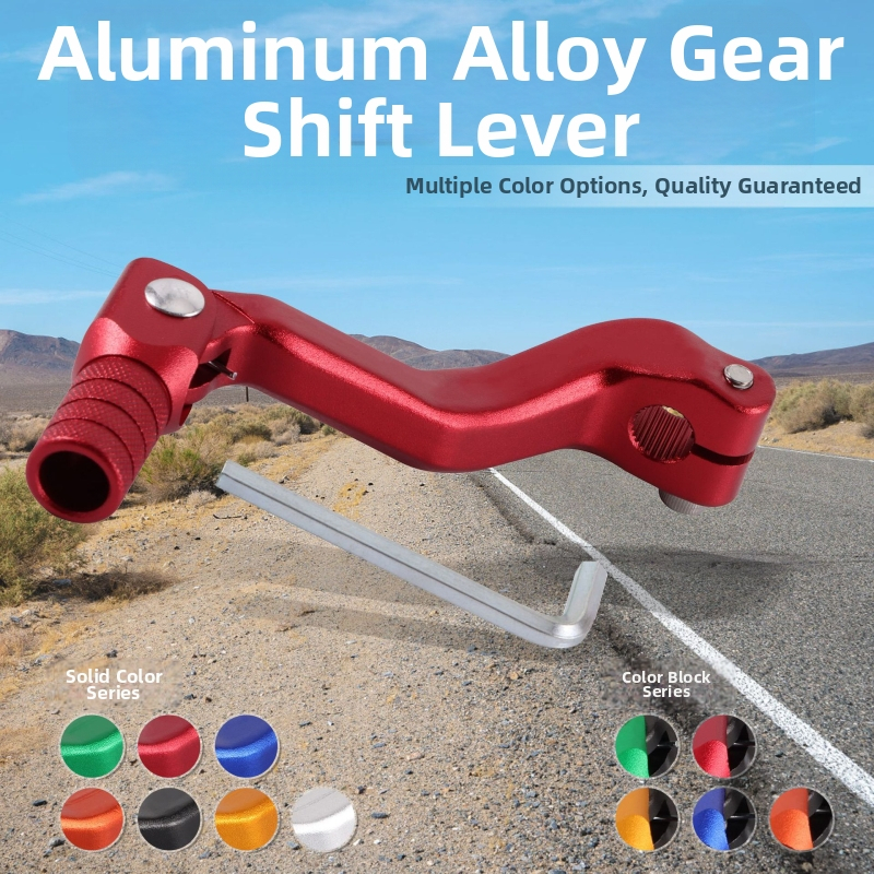 GOOFIT σφυρηλατημένος μοχλός αλλαγής ταχυτήτων από κράμα αλουμινίου, αναδιπλούμενος σχεδιασμός, για CB250 μοτοσικλέτα εκτός δρόμου (σειρά ράβδων E034-115-8-126-8)