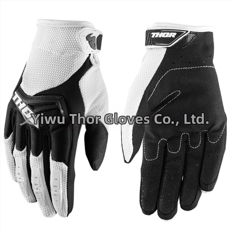 Офроуд ръкавици за мотоциклети, микрофибърни антихлъзгащи се, унисекс, за велосипедисти и състезатели, за възрастни