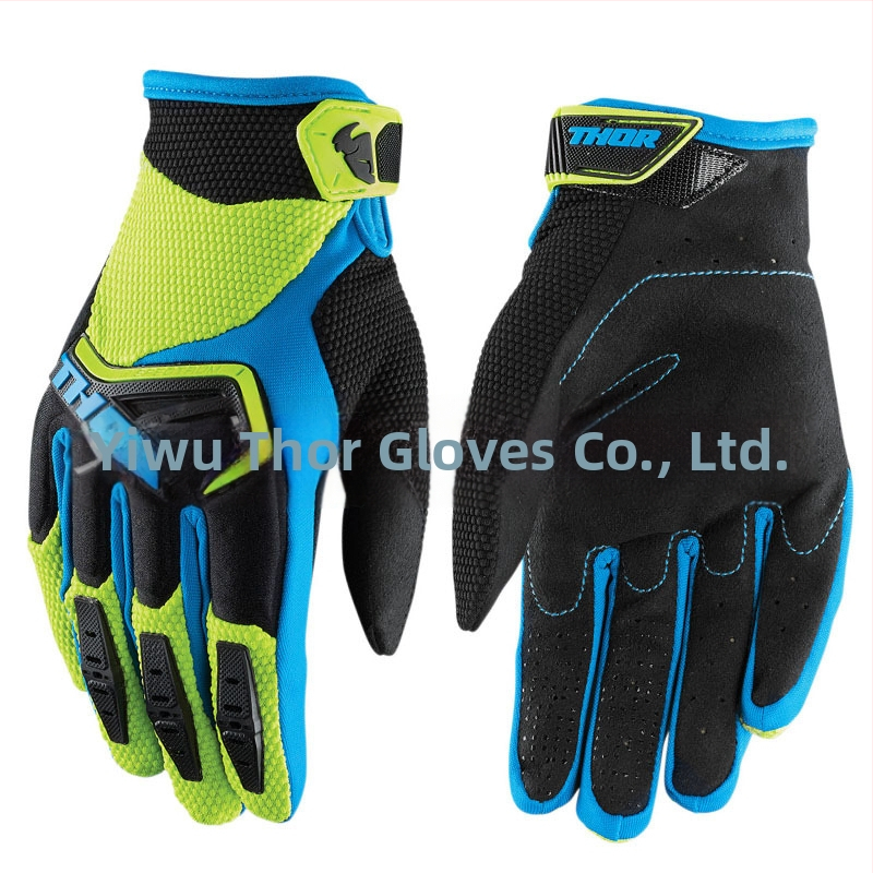 Офроуд ръкавици за мотоциклети, микрофибърни антихлъзгащи се, унисекс, за велосипедисти и състезатели, за възрастни