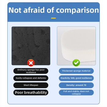 Повдигната седална възглавница за електрически превозни средства с амортизационна функция, PVC + пяна, универсално пасване