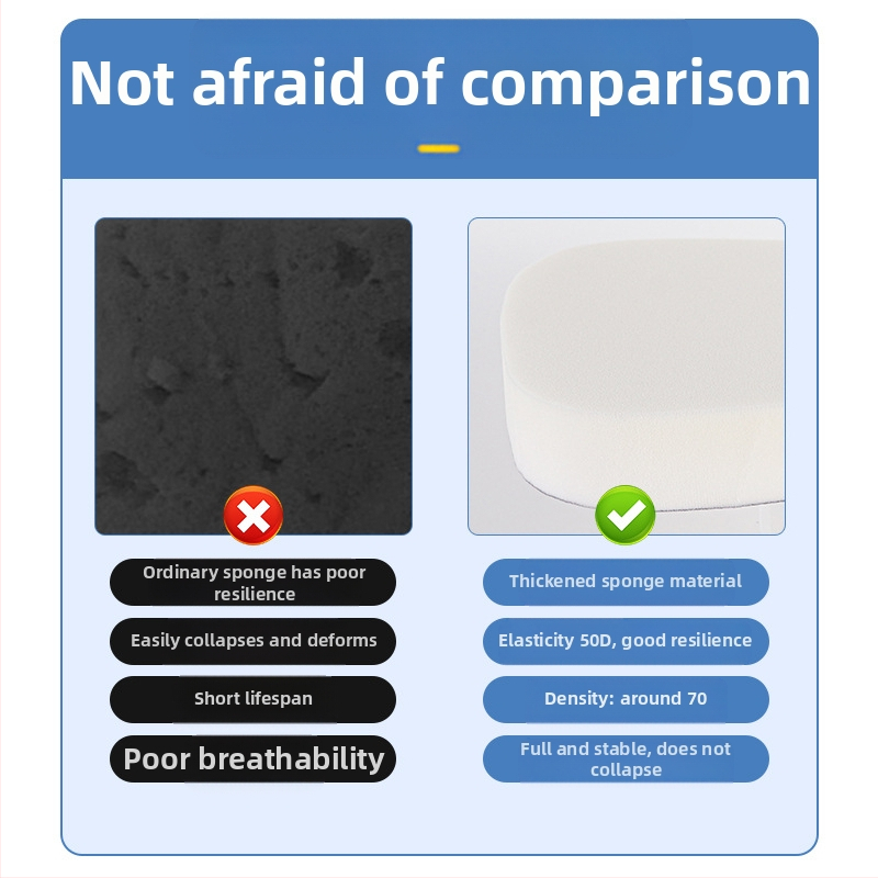 Повдигната седална възглавница за електрически превозни средства с амортизационна функция, PVC + пяна, универсално пасване