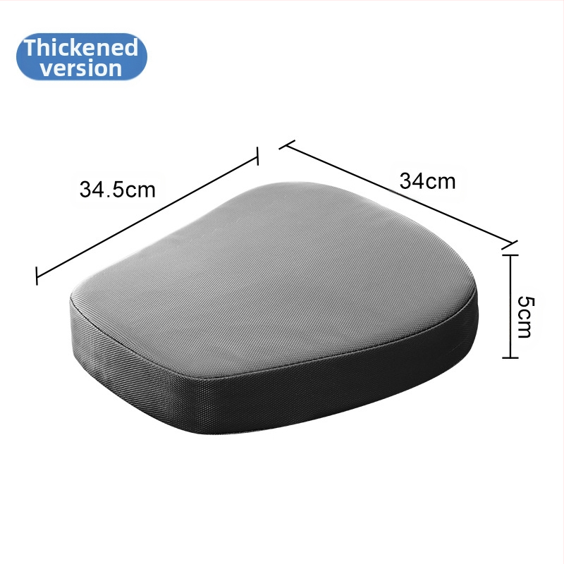 Povišena jastučnica za sjedalo za električna vozila s apsorpcijom udara, PVC + spužva, univerzalna prilagodba